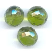 Facettes 12 mm Olivine x5