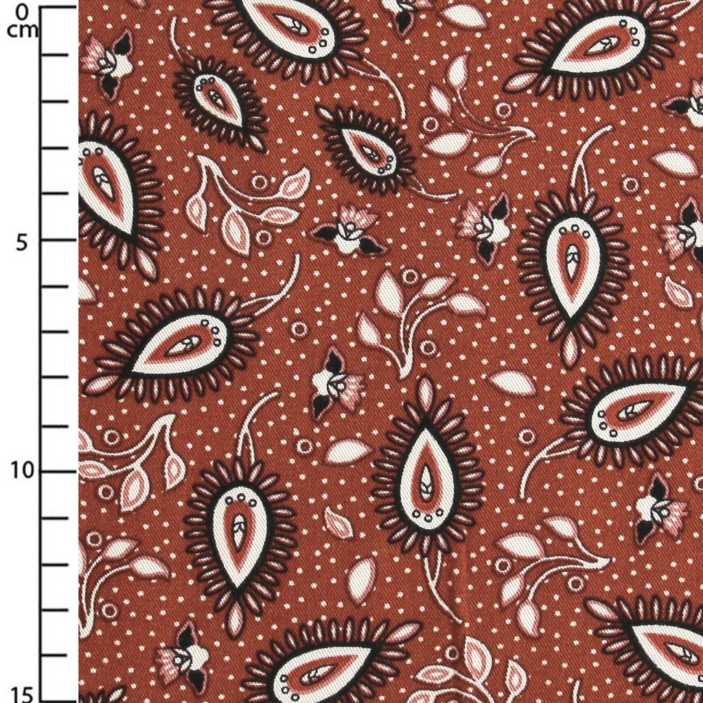 Www Perlesandco Com Tissu Viscose Twill Fleurs Orientales Terracotta Noir Blanc X10cm P Html 1 Www Perlesandco Com Images Product 2 6 3 Full Im Tissu Viscose Twill Fleurs Orientales Terracotta Noir Blanc X10cm Jpg