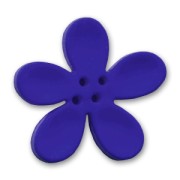 Bouton orchidée 20 mm Bleu dur x1