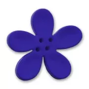 Bouton orchidée 20 mm Bleu dur x1