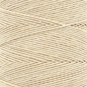 Fil de lin ciré pour bijoux micro macramé 0.7 mm couleur Crème n°16 x100g