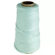 Bobine de cordon en coton pour macramé Cotton Suprême 3XL peigné - Mint x75m