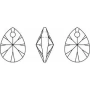 Mini Poire PureCrystal 6128  8 mm Crystal AB x1