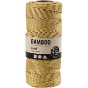 Bobine de 65 mètres de fil de bambou 1 mm - Doré