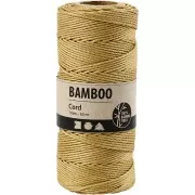 Bobine de 65 mètres de fil de bambou 1 mm - Doré