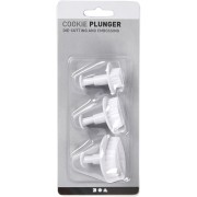 3 emporte-pièces poussoir pour pâte polymère - Feuilles 34-44-49 mm