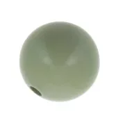 Perle en résine opaque 8 mm - Vert de gris x1