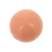 Perle en résine opaque 8 mm - Corail x1