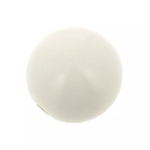 Perle en résine opaque 10 mm - Ivoire x1