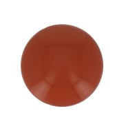 Cabochon rond en résine opaque 12 mm - Terracotta x1|raw }}