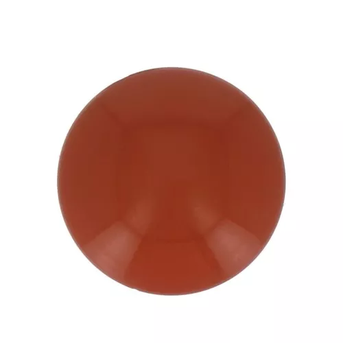 Cabochon rond en résine opaque 12 mm - Terracotta x1
