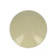 Cabochon rond en résine opaque 12 mm - Vert de gris x1