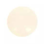 Cabochon rond en résine opaque 12 mm - Ivoire x1