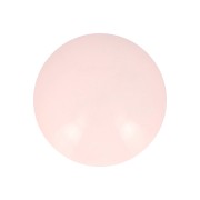 Cabochon rond en résine opaque 12 mm - Rose pastel x1|raw }}