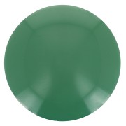 Cabochon rond en résine opaque 12 mm - Vert x1