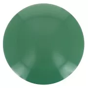 Cabochon rond en résine opaque 12 mm - Vert x1