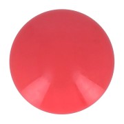 Cabochon rond en résine opaque 14 mm - Rouge clair x1|raw }}