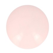 Cabochon rond en résine opaque 14 mm - Rose pastel x1|raw }}