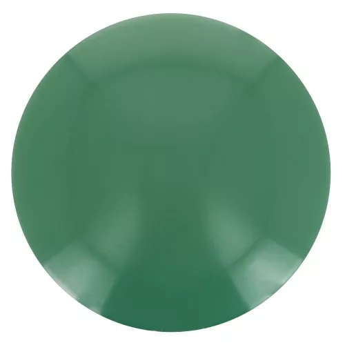 Cabochon rond en résine opaque 14 mm - Vert x1