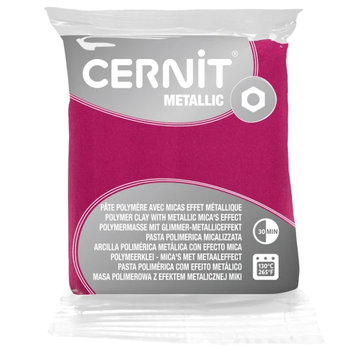 Pâte Cernit Metallic Magenta 56gr (n°460)