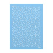 Silk Screen Moiko pour Pâte polymère 74x105mm - Motif Moyenne fleurs évidées 12.36|raw }}