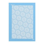 Silk Screen Moiko pour Pâte polymère 74x105mm - Motif Tortue Aborigène 12.47