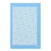 Silk Screen Moiko pour Pâte polymère 74x105 mm - Motif Triangle 12.46