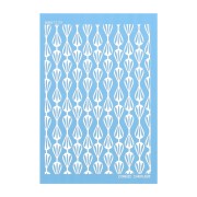 Silk Screen Moiko pour Pâte polymère 74x105mm - Coquille Design Caroline Cornic|raw }}