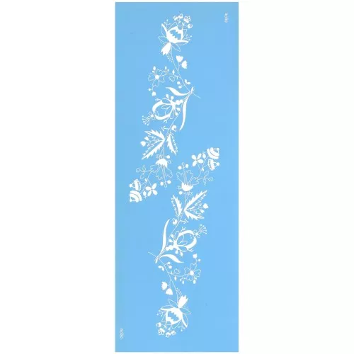 Silk Screen Moiko pour bracelet 23x7 cm - Frise Flowers