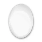 Cabochon loupe 25x18 mm Crystal x1