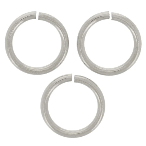 Anneaux ouverts 7x1 mm en Acier inox x25