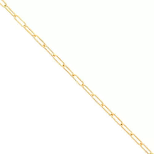 Chaîne maille rectangle 3 mm en Gold filled (or laminé)  x20cm