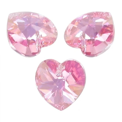 Coeur PureCrystal 6228 14,4x14 mm Light Rose AB x1