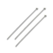 Clous tête boule 52x0.6 mm - Argenté x10|raw }}