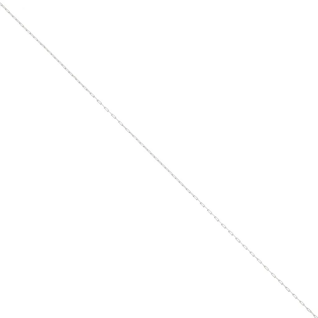 Chaîne Mailles Acier Inoxydable 316L - Ovales 2.4x2x0.5 Mm - 1 Mètre - Neuf - Réf. 4558550088