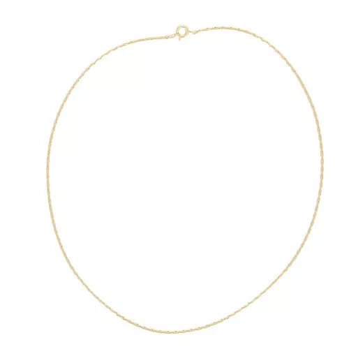Tour de cou maille paloma 1.3 mm - Doré à l'or fin x42cm
