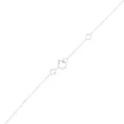 Tour de cou chaîne maille Forçat pour intercalaire - Argent 925 x41cm