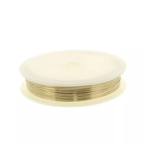 Fil semi-dur 0.5 mm en Gold filled (or laminé) x20m