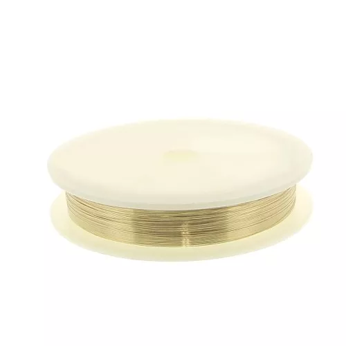 Fil semi-dur 0.3 mm en Gold filled (or laminé) x20m