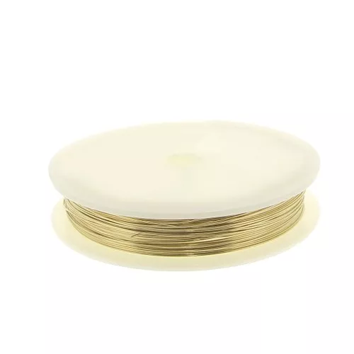 Fil semi-dur 0.64 mm en Gold filled (or laminé) x10m