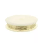 Fil souple 0.5 mm en Gold filled (or laminé) x10m