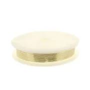 Fil souple 0.3 mm en Gold filled (or laminé)  x20m