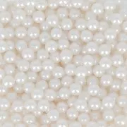 Perles rondes sans trou - boules PureCrystal - 5809 3 mm White Pearl x25