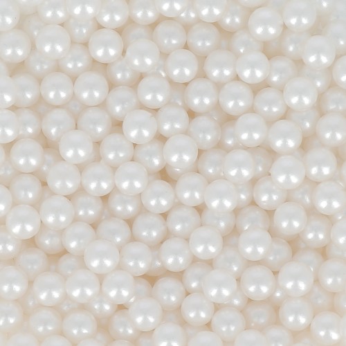 Perles rondes sans trou - boules PureCrystal - 5809 3 mm White Pearl x25