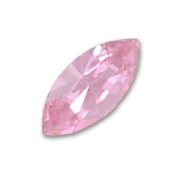Navette PureCrystal 4228 15x7 mm Light Rose