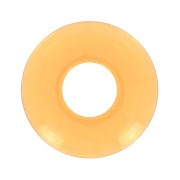 Pendentif donuts en acrylique 21 mm - Jaune transparent x1|raw }}