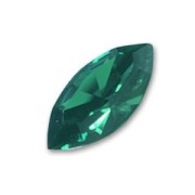 Navette PureCrystal 4228 10x5 mm Emerald|raw }}