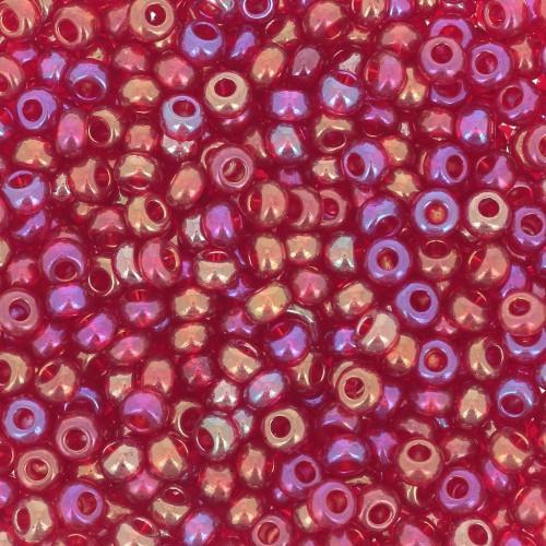 Preciosa Perles rocailles 9/0 2.5 mm - Siam AB x20g