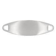 Intercalaire pour bracelet à graver 30x9 mm - Acier inoxydable x1|raw }}