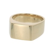 Bague chevalière pour femme taille 50 plaqué Or 3 microns x1|raw }}